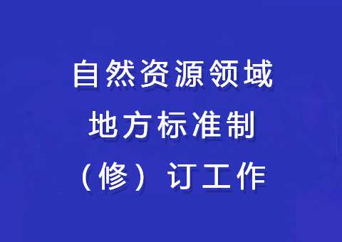 【新疆】2024年我区天然资源领域处所尺度造（建）订工作获得沉猛进展